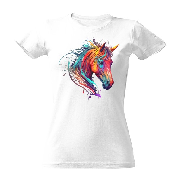 T-shirt Colorful horse