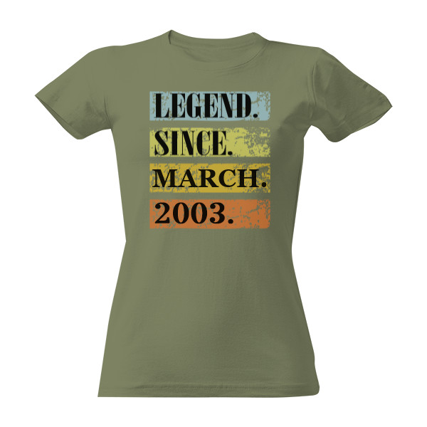 T-shirt Legend since