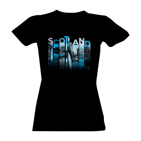 T-shirt Name of Scotland with photos