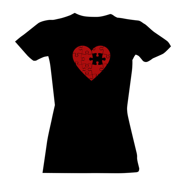 T-shirt Puzzle heart