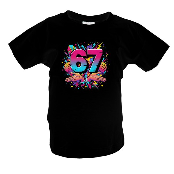 Tričko s potlačou Six seven 6 7