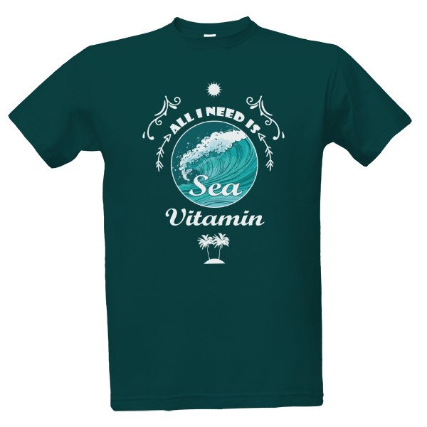 Tričko s potlačou Vitamin Sea